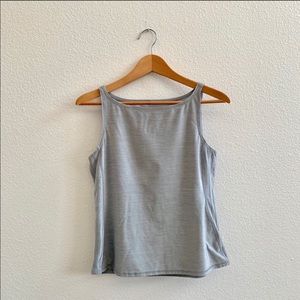 Lululemon Glide tank in blue/grey